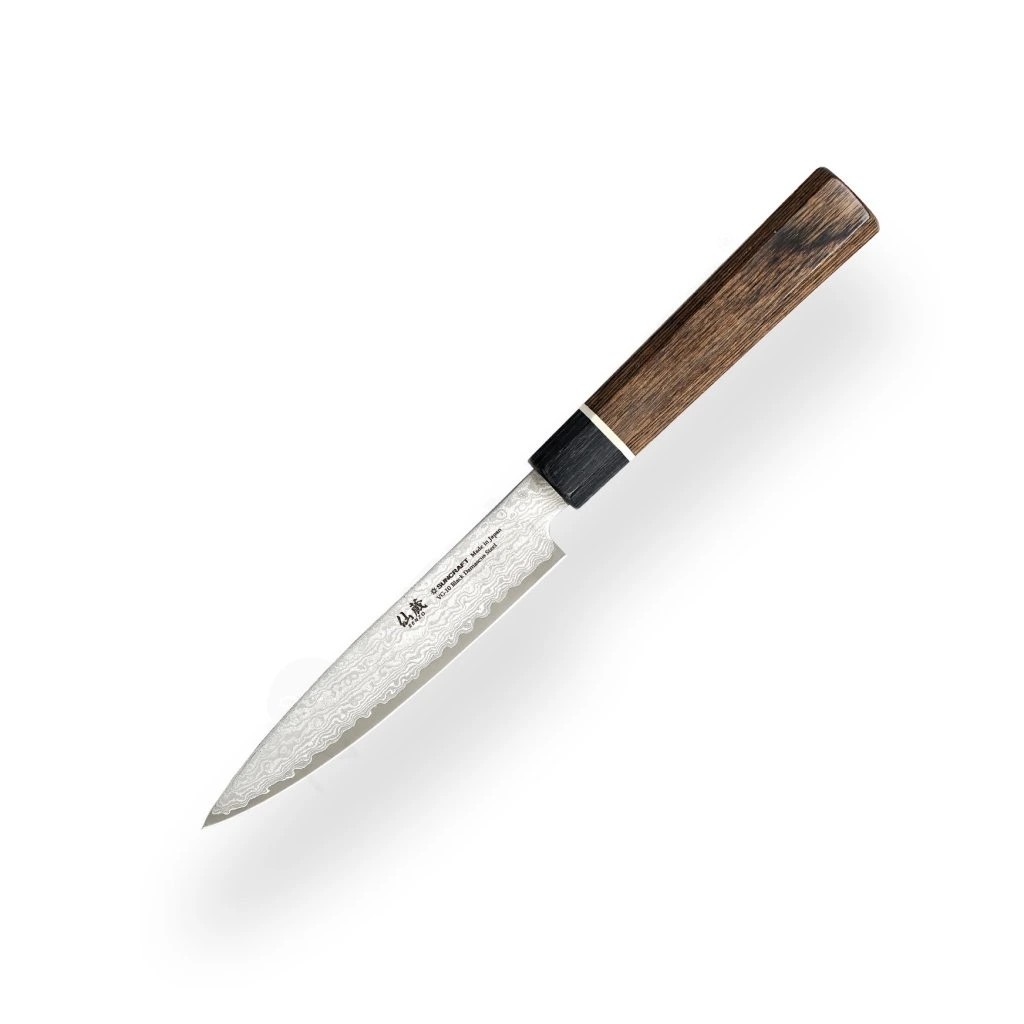 foto Univerz�ln� n�� Petty Suncraft VG-10 Black Damascus 120 mm